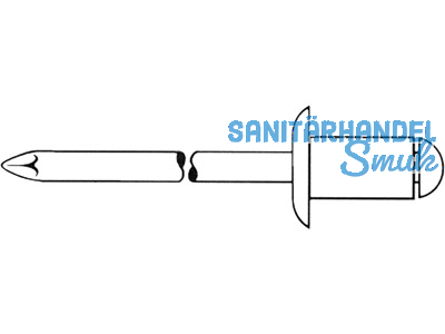 Dichtblindnieten Alu F/Niro 4,8 x 11