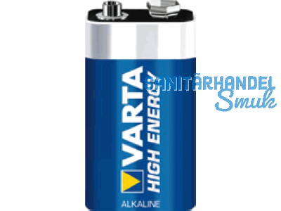 VARTA 9 V E-Block Alkaline 6LR61 6 AM 6 4922 blau