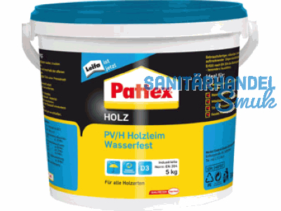 Holzleim PV/H wasserfest Pattex 5 kg 1487017 VOC=0,0%