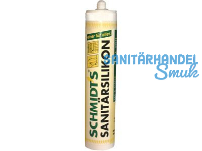 Sanitrsilikon Schmidts pilzhemmend transparent 310ml acetatver. VOC=0,30%