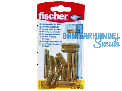 Fischer Messingdbel MED M 6K 90520 SB