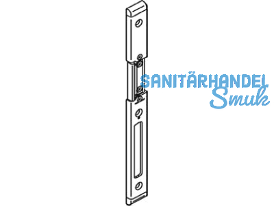Schliessblech U-Form fr E-ffner rechts 20 mm Stulp 6-28922-02-R-1