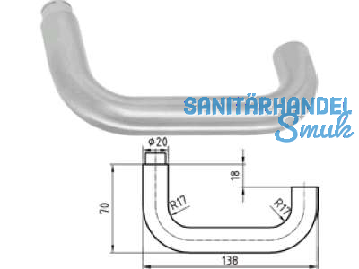 Drckerlochteil 5064 Oslo 8,5 mm Edelstahl 402230