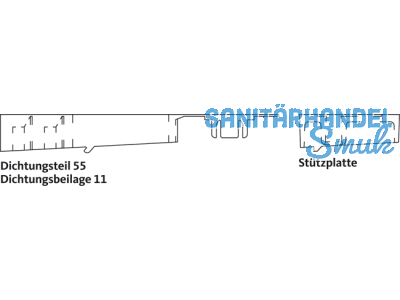 Dichtungsteile GU Rahmen 67 mm K-15679-00-0-6