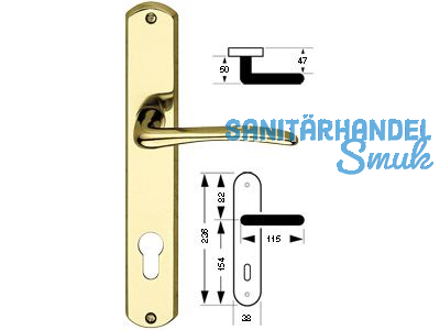 Drcker/Schilder Verona BB Messing poliert