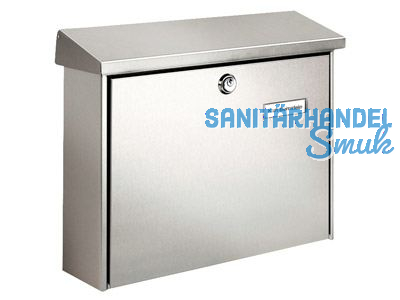 Briefkasten Amrum Inox BxHxT 377x320x115mm Einwurfma 332x31mm