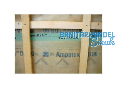 AMPATEX Dampfbremse DB 90 kurz 1,5 x 25m f.Innen inkl. 1 x Ampacoll INT RL 37,5m2