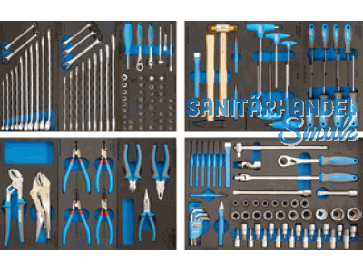 Werkzeugsortiment Unior 157-teilig AB/2 im Modulsystem 614307