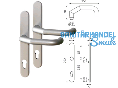 Drckergarnitur Rondo PZ Abstand 92 mm EV1 B-72040-61-0-1