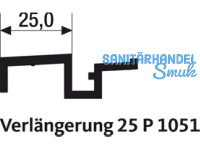 Thermostep Trittschwelle GU Gr.67 P 1051 EV1 9-27968-67-0-1