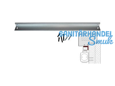 Montagewinkel GEZE fr Gleitschiene BG silber 025657