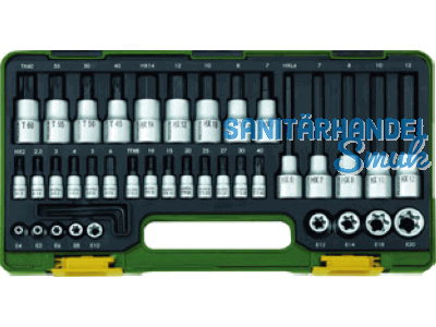 Steckschlssel-Satz Spezial 41-teilig 1/4-1/2\\ TX/HEX 23290