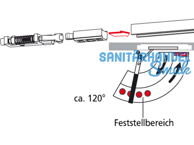 Rastfeststelleinheit Dorma zu G 96 N 20 52005600