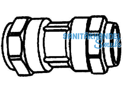 Verbindungsstck Isiflo Typ 100 16x16 mm