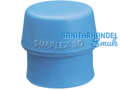 Schonhammerkopf DM 60mm TPE-soft blau fr Simplex 3201.060