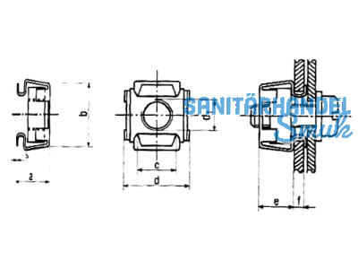 Kfigmutter BN 3307 M 8 1,0 - 1,7