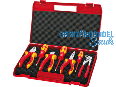 Werkzeugsatz 7-teilig Knipex VDE im Kunststoffkoffer 00 21 15