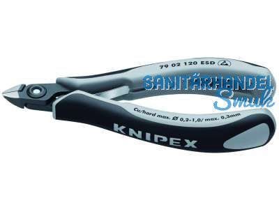 Prz.Elektronik-Seitenschneider ESD Knipex 7942 125mm Form 4 Spitz