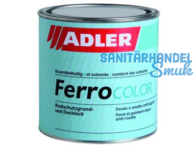 Lack Grund&Deck lsemittel Ferrocolor weiss W10 750 ml VOC=28,19%