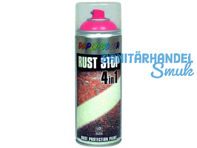 Rostschutzspray 4in1 Rust Stop 400ml RAL3000 feuerrot VOC=81,36%