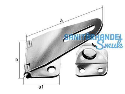 Sicherheitsberfalle 80 x 37 mm rostfrei V-10090080