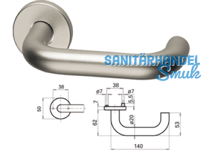 Lochteil 1754FH-LT/7048MUFH 9,0 mm Edelstahl