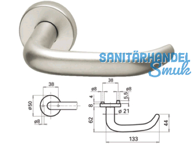 Lochteil 2354-LT/648KUFH 8,5 mm Edelstahl