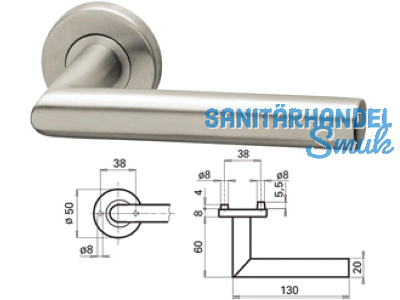 Lochteil 2554-LT/648KUFH 8,5 mm Edelstahl