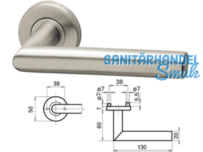 Lochteil 2554-LT/7048MTFH 8,5 mm Edelstahl