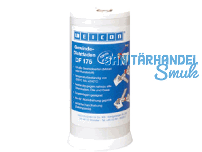 Gewindedichtfaden Weicon DF 175 175 m Kunststoffdose PTFE VOC=0,00%