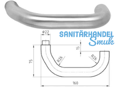 Rohrrahmendrckerlochteil 5176 Hamburg 8,0 mm Edelstahln 402193