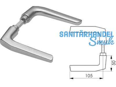 Drckerpaar gerade 418G mit Stift Leichtmetall silberfarbig 15388