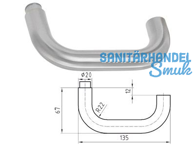 Drckerlochteil Commercial 5074 8,5 mm Edelstahl 402168