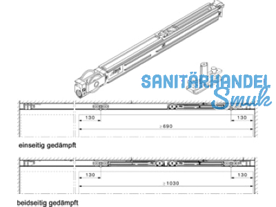 Dmpfeinzug Hawa SoftMove 80 22444