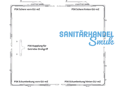 Scheren GU 13 mm Nut rechts K-16993-13-R-1