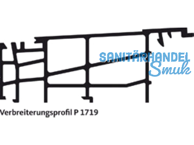 Verbreiterungsprofil GU Schema E P-01719-67-0-1