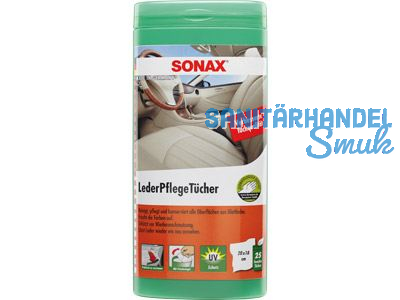 Lederpflegetcher Sonax Box 412300 Inhalt 25 Stk.
