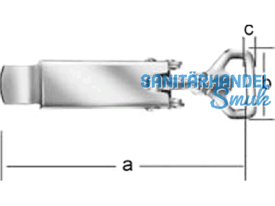 Spannverschluss 15-170 x 47 mm verzinkt 001207000Z