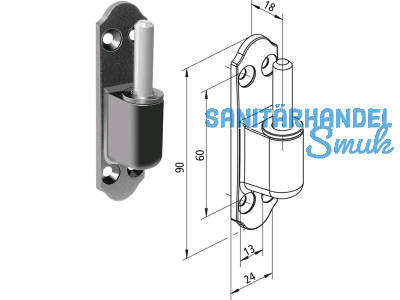 Plattenkegel 90 schwarz SST 477317