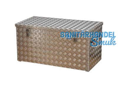 Transportkisten aus Alu-Riffelblech 250L L/B/H 1022x525x520mm Gasdruckdmpfer