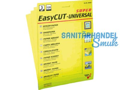 Schleifblatt universal 230x280 K220 (VE=3 Stck) Easy Cut