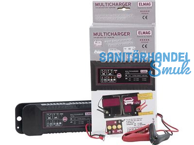 Elmag Automatik-Batterieladegert 6/12V Multicharger 14120