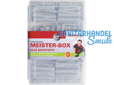 Fischer Meister-Box UX/UX-R 110-teilig (25x UX6x35,6x35R,8x50,8x50R,10x 10x60)