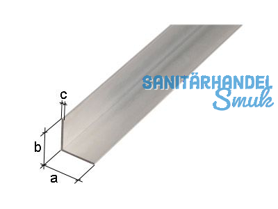 Winkelprofil Aluminium 2000mm, 40x40x3mm eloxiert, 474669