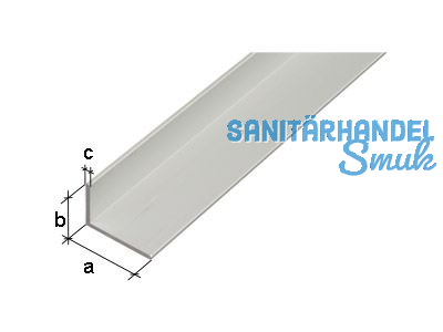 Winkelprofil Aluminium 2000mm, 30x15x2mm eloxiert, 471798