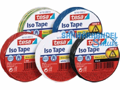 Isolierband Tesa weiss 15 mm x 10 m 056192 bis 6000 Volt geprft