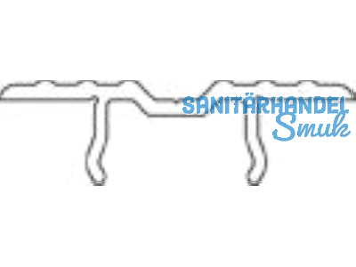 PATIO FOLD Abdeckschiene f. Laufschiene 1300mm 642452