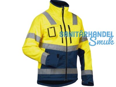 Warnschutz Softshelljacke gelb/marine Gr.:S HIGH VIS 4900-2517-3389