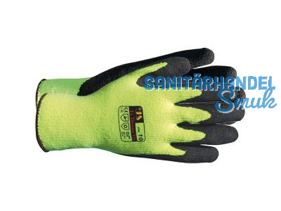 Winterhandschuhe Latex-Beschicht. Gr.8 auf Baumwoll-Stick/Latex THERMO VIZ