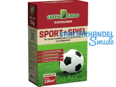 Greenfield Rasensamen Sport+Spiel 1 kg fr 50 m2 Nr.82322